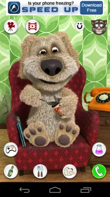 Talking Ben the Dog Free android App screenshot 1