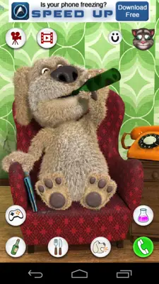 Talking Ben the Dog Free android App screenshot 2